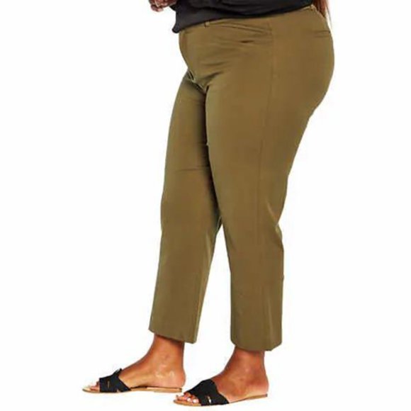 GREEN NWT Banana Republic Ladies' Slim-Straight‎ Capri Pant - Picture 4 of 11